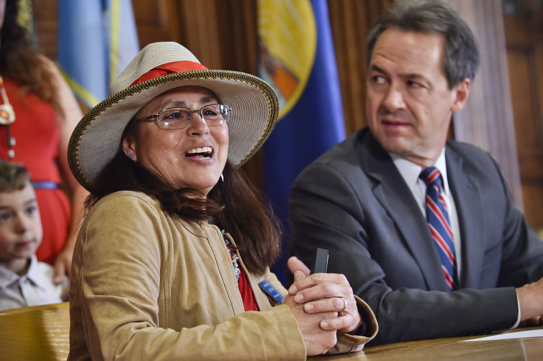 Rep. Rae Peppers, D- Lame Deer,